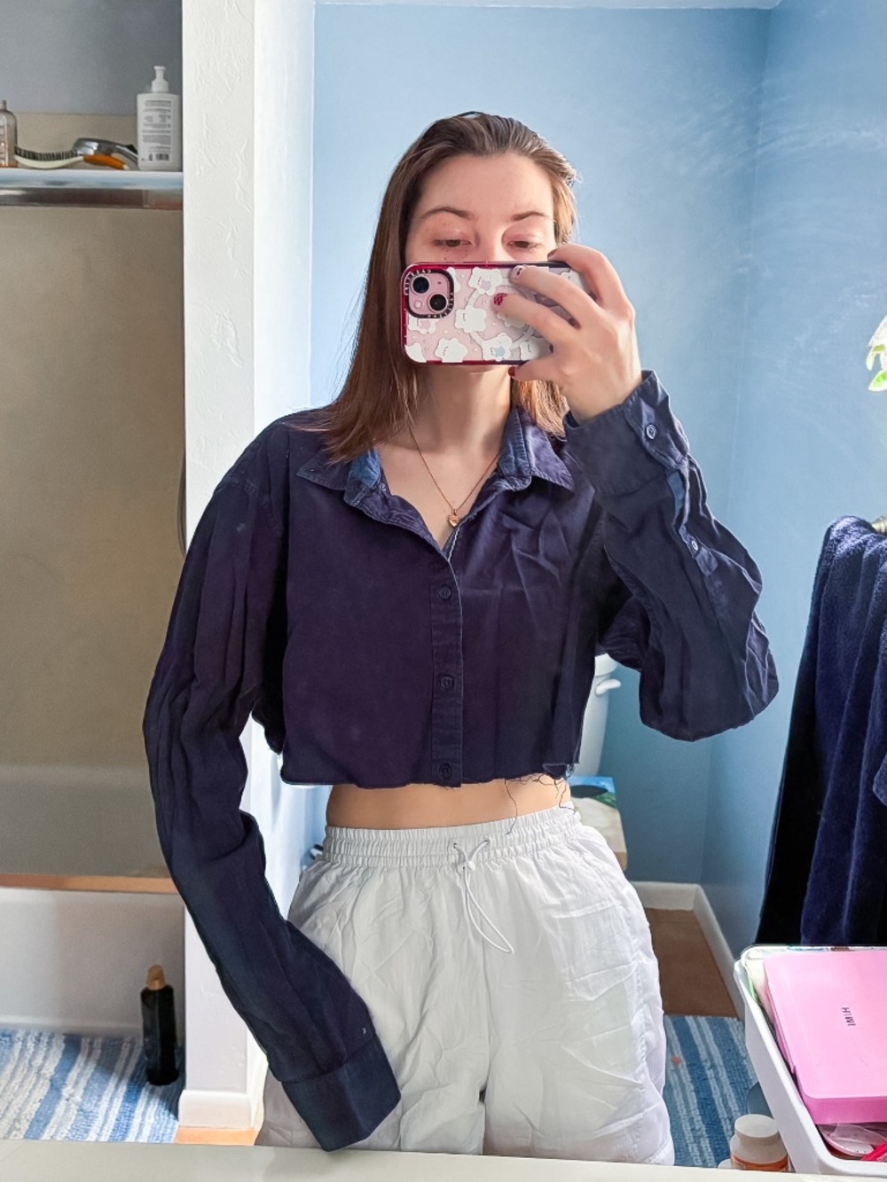 Cropped Button Down - Picture 2 of 6